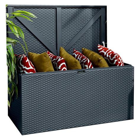 rowlinson metal storage box|Anthracite Metal Deck Box .